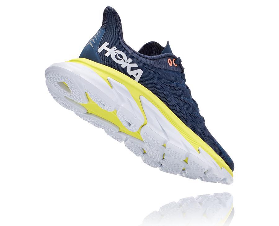 Hoka One One Hardloopschoenen Dames - Clifton Edge - Donkerblauw - ZX0371426